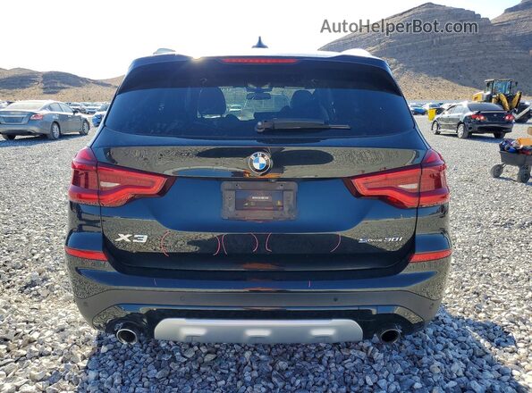 5UXTY3C0XM9H40452 2021 BMW X3 Black Widok z tyłu