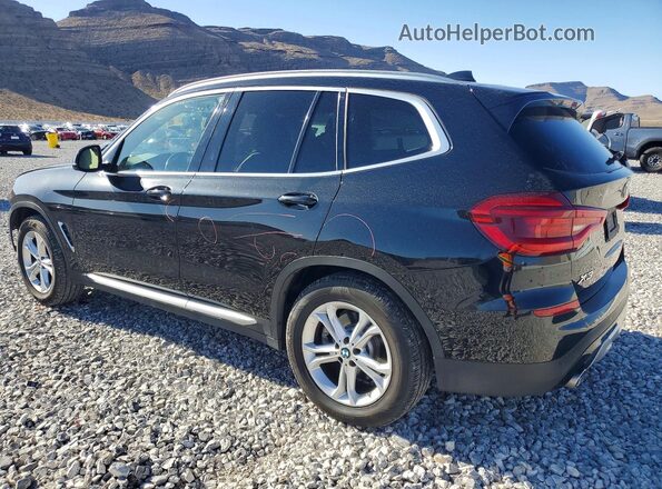 5UXTY3C0XM9H40452 2021 BMW X3 Black Tył lewy