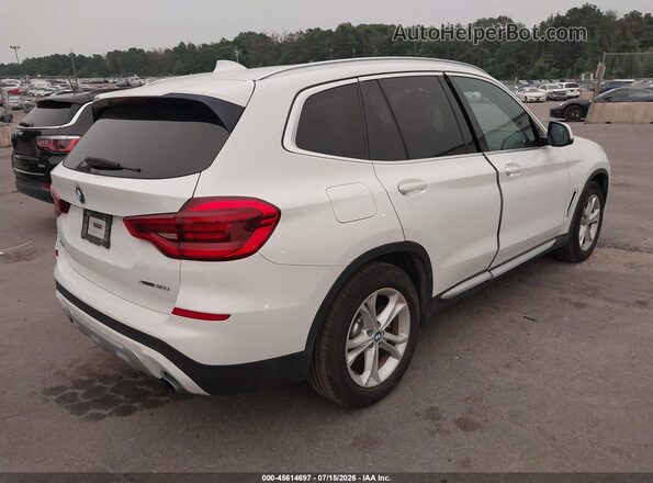 5UXTY5C00L9C38964 2020 BMW X3 Белый Задняя правая четверть