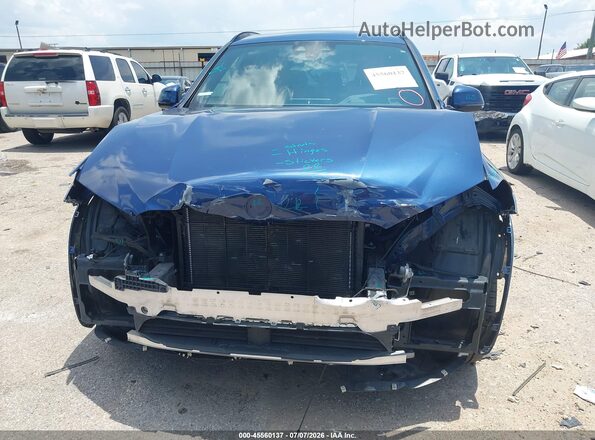5UXTY5C00M9H89123 2021 BMW X3 Blue Դիմացի տեսք