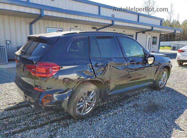 5UXTY5C01L9B39215 2020 BMW X3 Black უკანა მარჯვენა