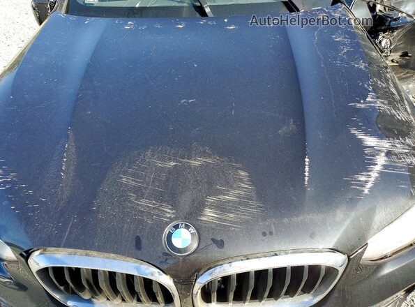 5UXTY5C01L9B39215 2020 BMW X3 Black ძრავის განყოფილების ხედი