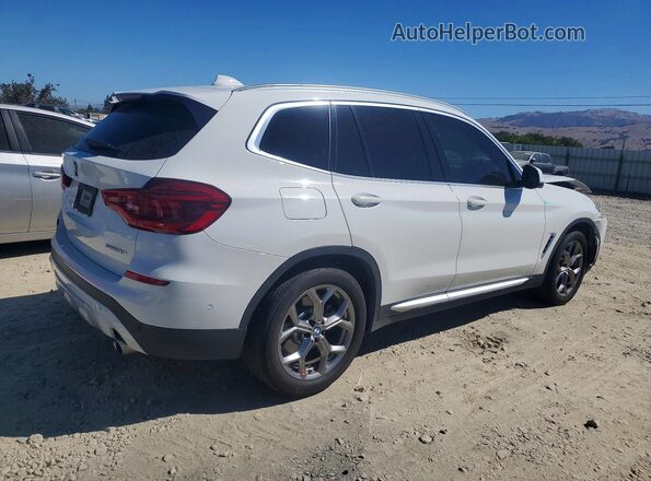 5UXTY5C01L9B91914 2020 BMW X3 White Rear right
