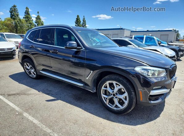 5UXTY5C01L9D08925 2020 BMW X3 Gray წინა მარჯვენა