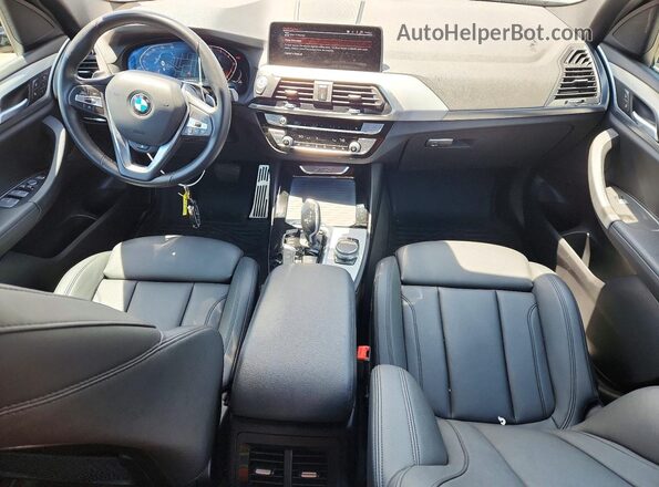 5UXTY5C01L9D08925 2020 BMW X3 Gray წინა პანელის ხედი