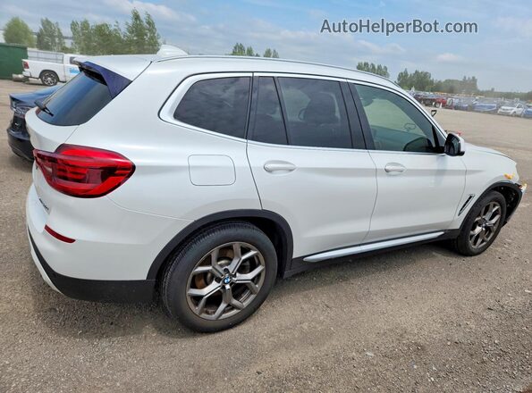5UXTY5C01M9E60561 2021 BMW X3 White Задня права чверть