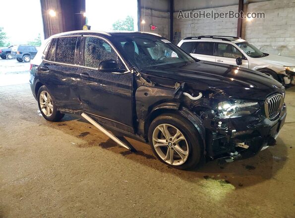 5UXTY5C02L9C51571 2020 BMW X3 Черный Передняя правая четверть