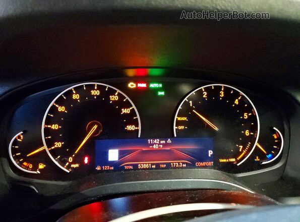 5UXTY5C02L9C51571 2020 BMW X3 Черный Вид щитка приборов