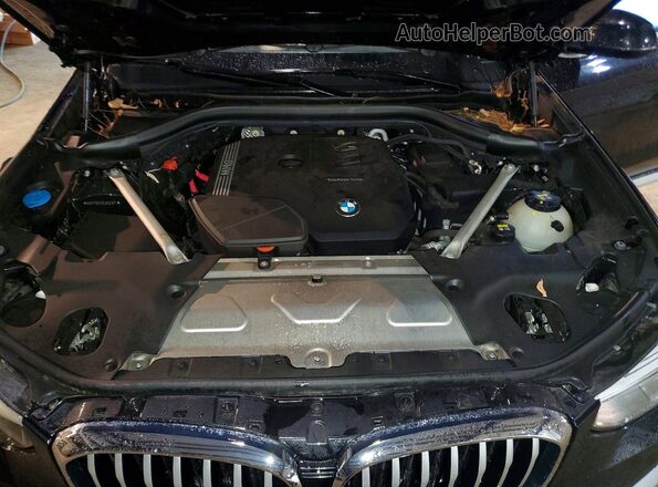 5UXTY5C02L9C51571 2020 BMW X3 Черный Вид подкапотного пространства