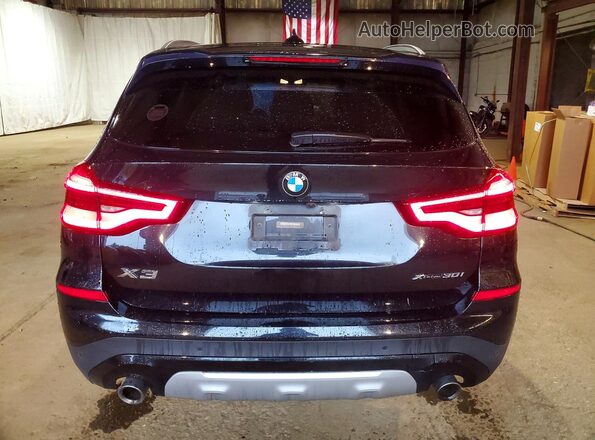 5UXTY5C02L9C51571 2020 BMW X3 Черный Вид сзади