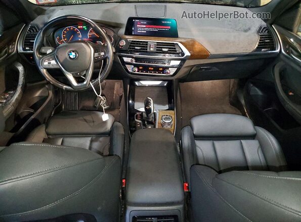 5UXTY5C02L9C51571 2020 BMW X3 Черный Вид панели приборов