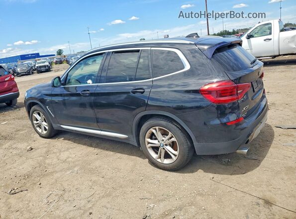5UXTY5C02M9G79464 2021 BMW X3 Blue Rear left