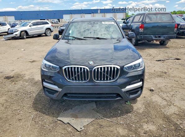 5UXTY5C02M9G79464 2021 BMW X3 Blue Front view