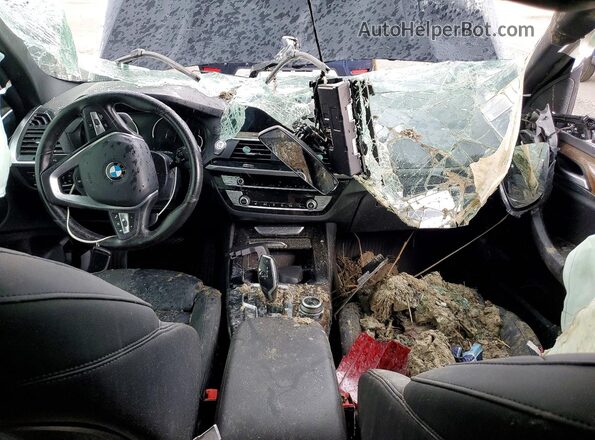 5UXTY5C03L9B97164 2020 BMW X3 Black Widok deski rozdzielczej