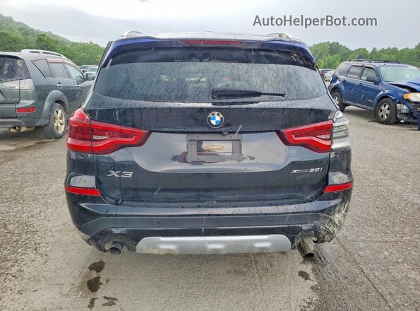 5UXTY5C03L9B97164 2020 BMW X3 Black Widok z tyłu