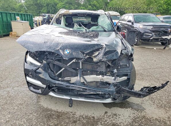5UXTY5C03L9B97164 2020 BMW X3 Black Widok z przodu