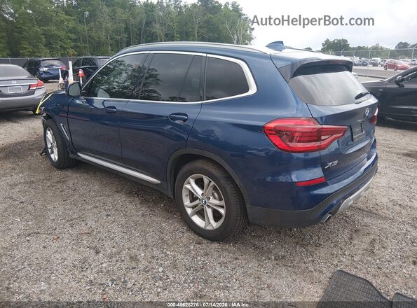 5UXTY5C03L9C28915 2020 BMW X3 Dark Blue Tył lewy