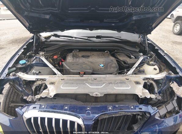 5UXTY5C03L9C28915 2020 BMW X3 Dark Blue Widok z tyłu
