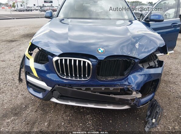 5UXTY5C03L9C28915 2020 BMW X3 Dark Blue Widok z przodu