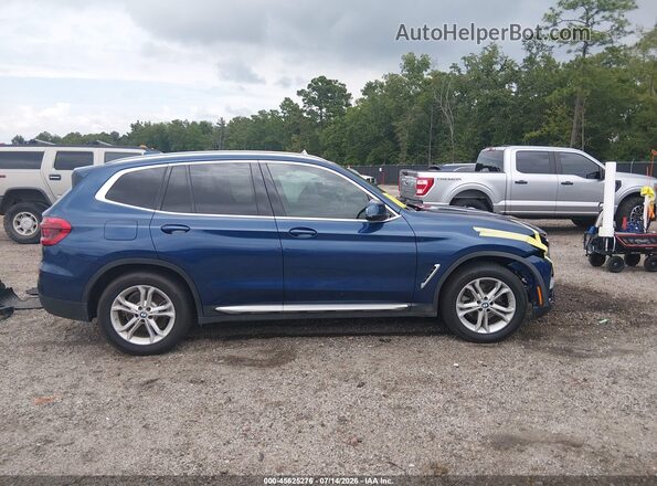 5UXTY5C03L9C28915 2020 BMW X3 Dark Blue Widok wnętrza 360 stopni