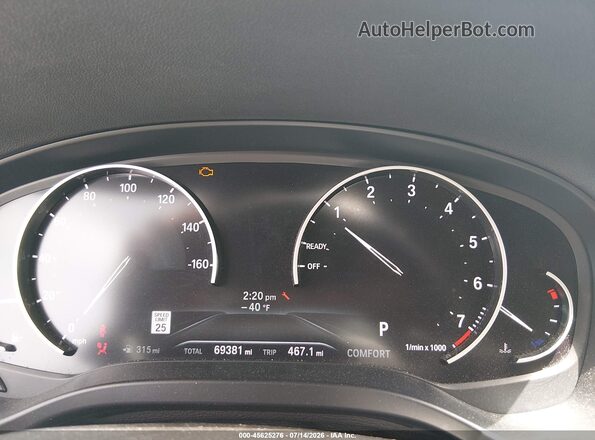 5UXTY5C03L9C28915 2020 BMW X3 Dark Blue Widok tylnych siedzeń