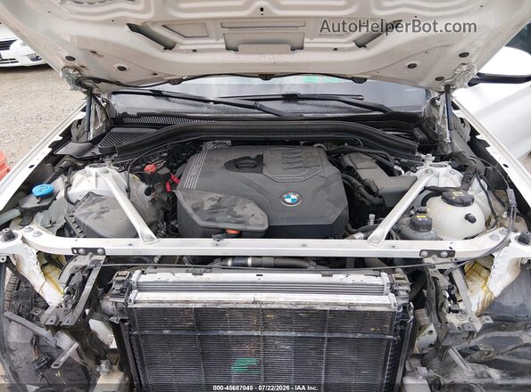 5UXTY5C03M9F02132 2021 BMW X3 White უკანა ხედი