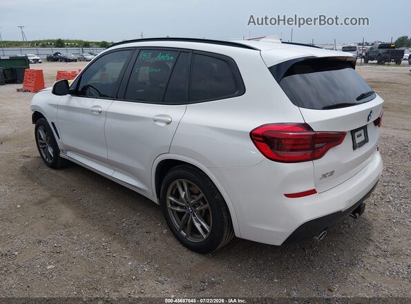 5UXTY5C03M9F02132 2021 BMW X3 White უკანა მარცხენა