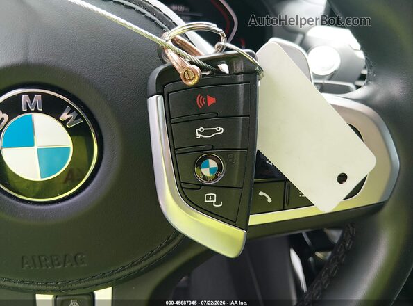 5UXTY5C03M9F02132 2021 BMW X3 White წინა პანელის ხედი