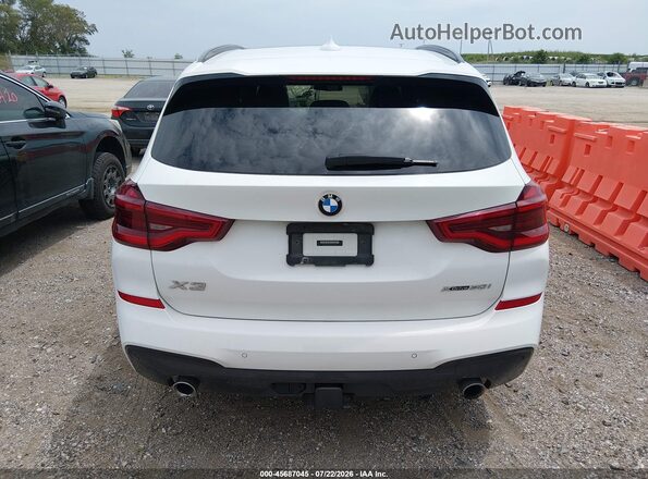 5UXTY5C03M9F02132 2021 BMW X3 White 
