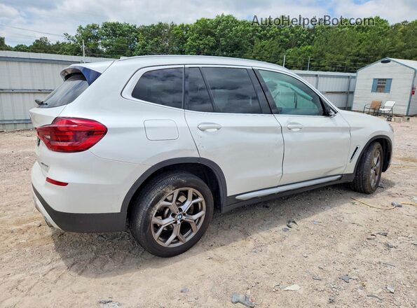 5UXTY5C03M9H78004 2021 BMW X3 White Задня права чверть