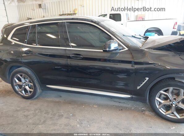5UXTY5C03M9H92663 2021 BMW X3 Black Սալոնի հետևի տեսք