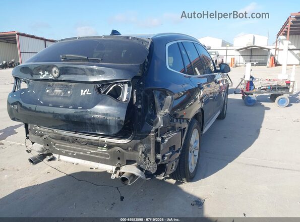 5UXTY5C04LLT36847 2020 BMW X3 Черный Задняя правая четверть
