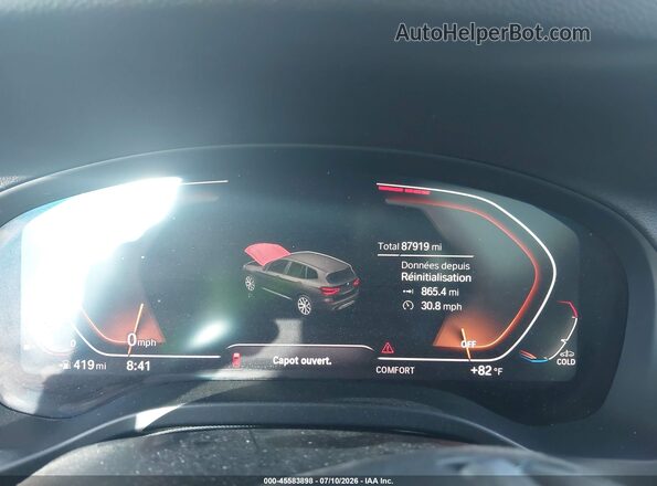 5UXTY5C04LLT36847 2020 BMW X3 Черный Вид задних сидений