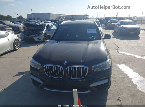 5UXTY5C04LLT36847 2020 BMW X3 Черный Вид задней части салона
