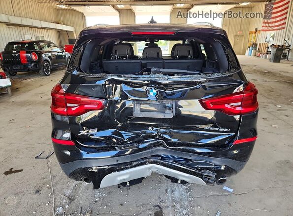 5UXTY5C04M9E37789 2021 BMW X3 Black Rear view