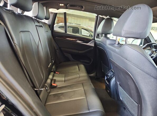 5UXTY5C04M9E37789 2021 BMW X3 Black Rear interior view
