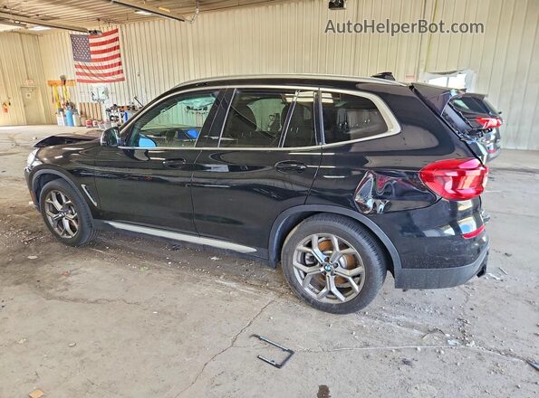 5UXTY5C04M9E37789 2021 BMW X3 Black Rear left