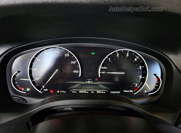 5UXTY5C04M9E37789 2021 BMW X3 Black Instrument cluster view