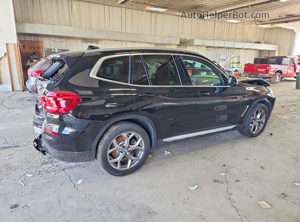 5UXTY5C04M9E37789 2021 BMW X3 Black Rear right