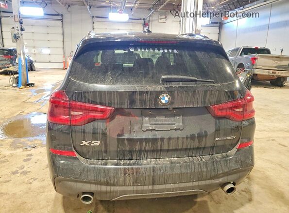 5UXTY5C04M9E95000 2021 BMW X3 Black უკანა ხედი