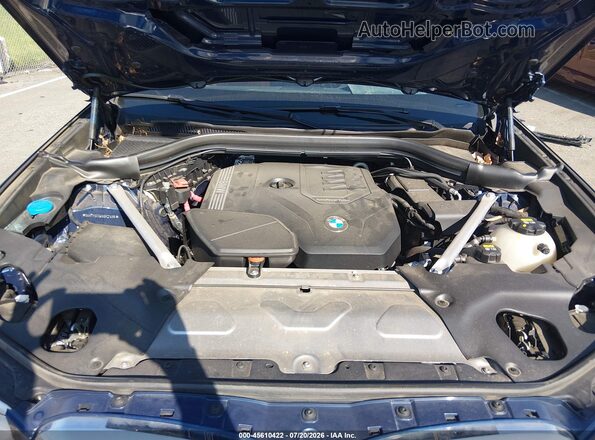 5UXTY5C04M9F21496 2021 BMW X3 Blue Vista trasera