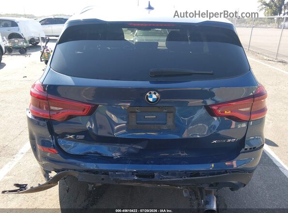 5UXTY5C04M9F21496 2021 BMW X3 Blue 