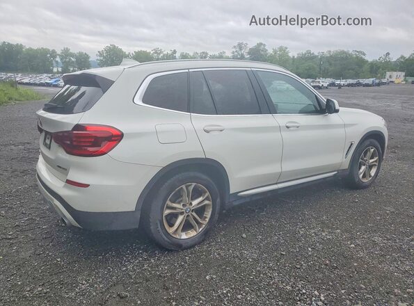 5UXTY5C04M9G72855 2021 BMW X3 White Trasero derecho