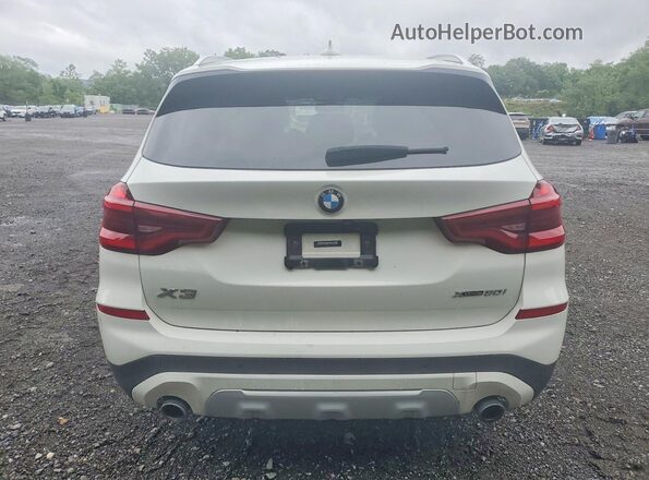 5UXTY5C04M9G72855 2021 BMW X3 White Vista trasera