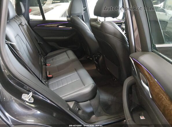 5UXTY5C04M9H40748 2021 BMW X3 Black VIN კოდის სტიკერის ხედი