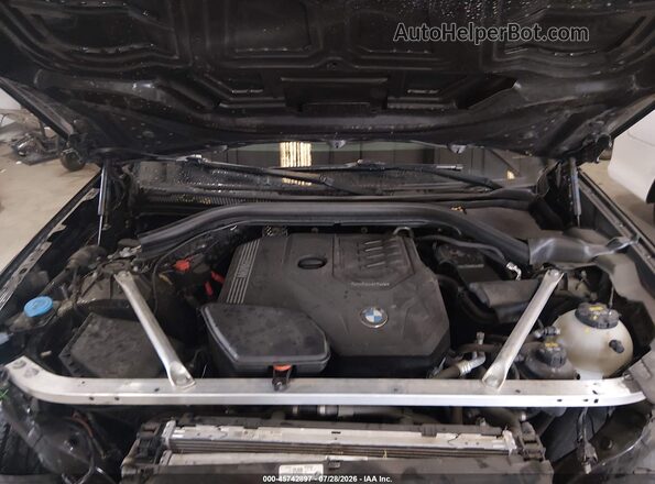5UXTY5C04M9H40748 2021 BMW X3 Black უკანა ხედი