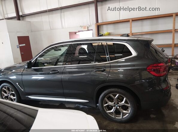 5UXTY5C04M9H40748 2021 BMW X3 Black 