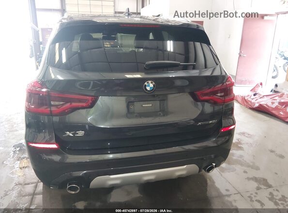 5UXTY5C04M9H40748 2021 BMW X3 Black 