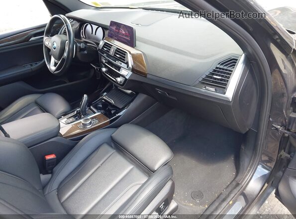 5UXTY5C05L9B09585 2020 BMW X3 Gray Սալոնի դիմացի տեսք