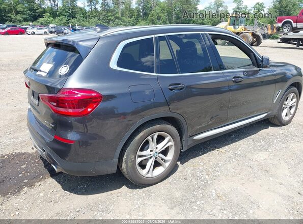 5UXTY5C05L9B09585 2020 BMW X3 Gray Հետևի աջ